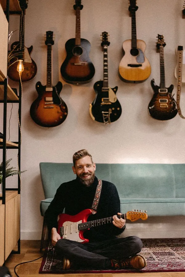 Paul Davids in his studio.