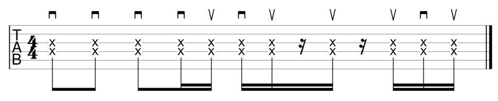 Can't Stop picking rhythm 