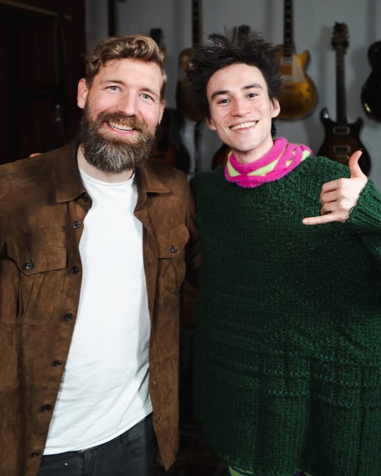 Paul Davids with Jacob Collier.